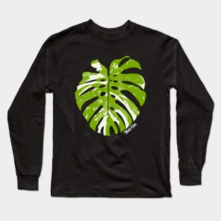 Monstera Deliciosa Thai Constellation Variegation Houseplant Plant Lovers Long Sleeve T-Shirt